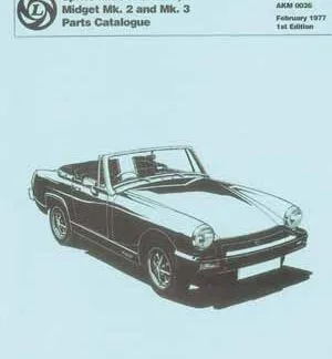 0016 - MIDGET & SPRITE MK II PARTS LIST