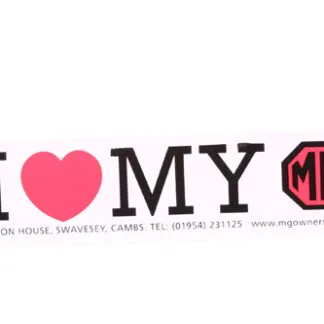 0118 - STICKER - I LOVE MY MG