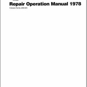 0183 - MGB REPAIR OPERATION MANUAL 1978 ONWARDS