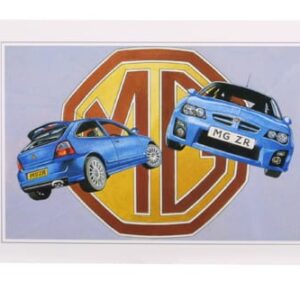 4628 - MG ZR  CARD - BLANK INSIDE