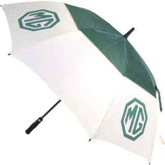 4999 - STORMPROOF GOLF UMBRELLA - BRG AND CREAM