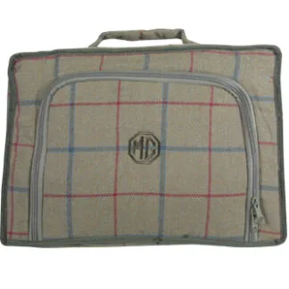 5453 - GREEN TWEED COOLER BAG