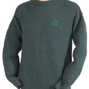 5557 - CHUNKY WOOL JUMPER - GREEN