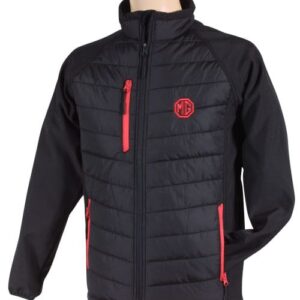5581 - SOFTSHELL JACKET - BLACK/RED