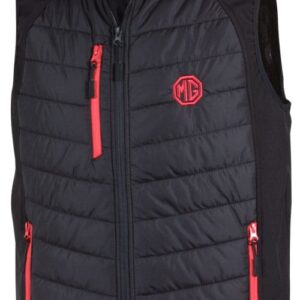 5583 - MG GILET - BLACK/RED