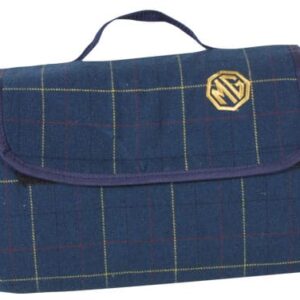 5588 - BLUE TWEED PICNIC BLANKET
