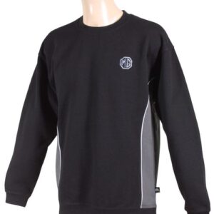 5595 - CONTRAST SWEATSHIRT - BLACK/GREY