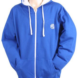 5624 - ROYAL BLUE AND WHITE HOODIE