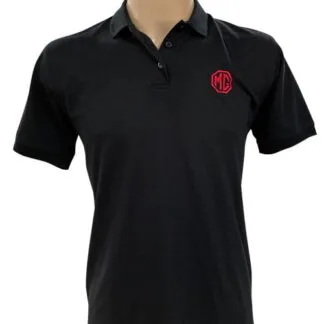 5647 - MG LADIES POLO - BLACK