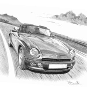 MG RV8 PRINT - MG RV8