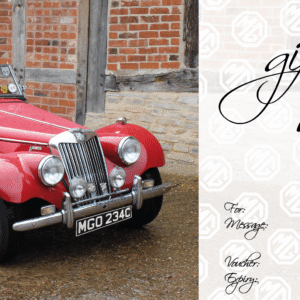 MGOC Gift Voucher MG Prewar
