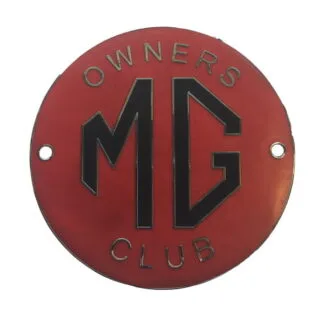 MG Badges - MG Owners Club