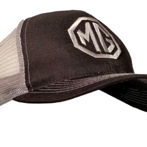 5682 - BREATHABLE POLY TWILL CAP - BLACK/GREY