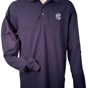 5674 - NAVY LONG SLEEVE POLO SHIRT