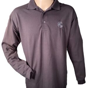 5675 - GRAPHITE LONG SLEEVE POLO SHIRT