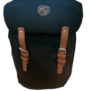 5708 - BLACK VINTAGE RUCKSACK