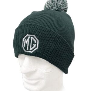 5719 - MG BOBBLE HAT - GREEN/WHITE