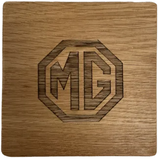 5749 - MG WOODEN COASTER