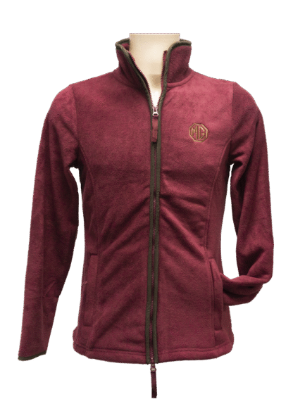 5762 - LADIES BURGUNDY ARTISAN FLEECE JACKET