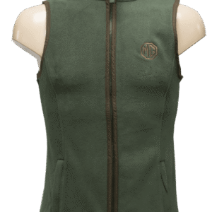 5763 - LADIES MOSS GREEN ARTISAN FLEECE GILET