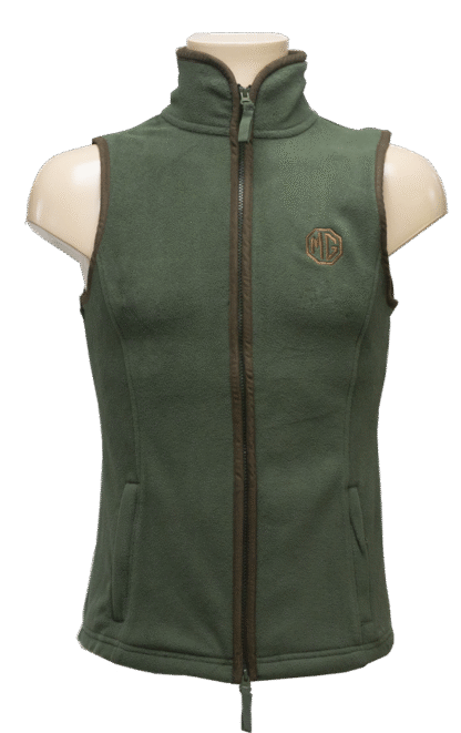 5763 - LADIES MOSS GREEN ARTISAN FLEECE GILET